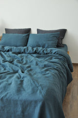 Charcoal teal pillowcase - True Things