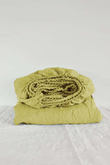 Chartreuse yellow fitted sheet - True Things