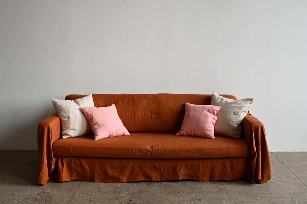 Cinnamon sofa slipcover - True Things