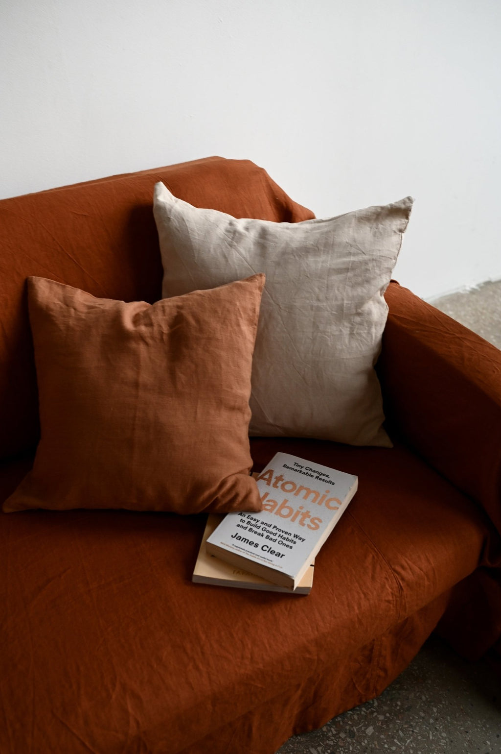 Cinnamon sofa slipcover - True Things
