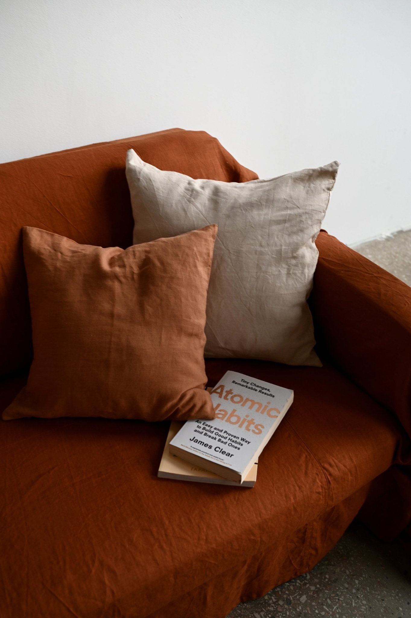 Cinnamon sofa slipcover - True Things
