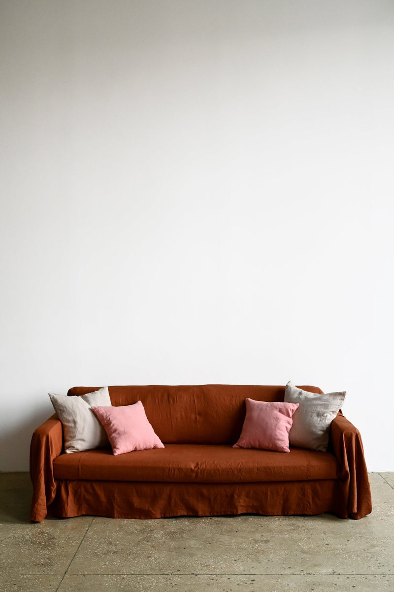 Cinnamon sofa slipcover - True Things
