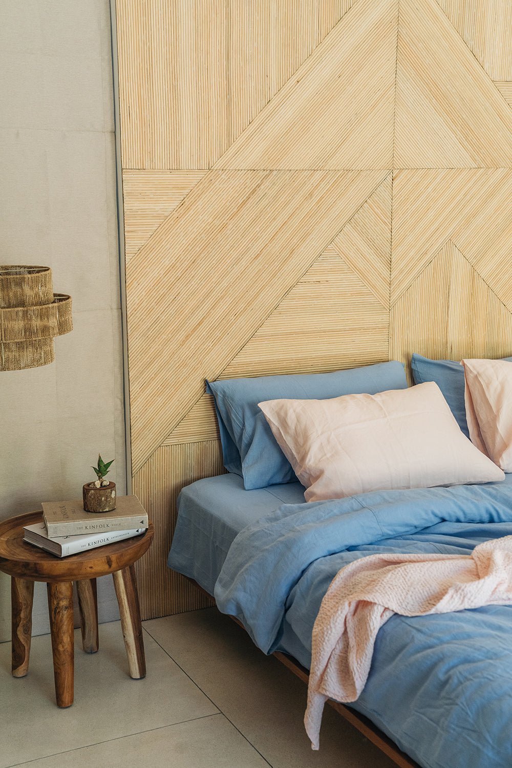 Cornflower blue pillowcase - True Things