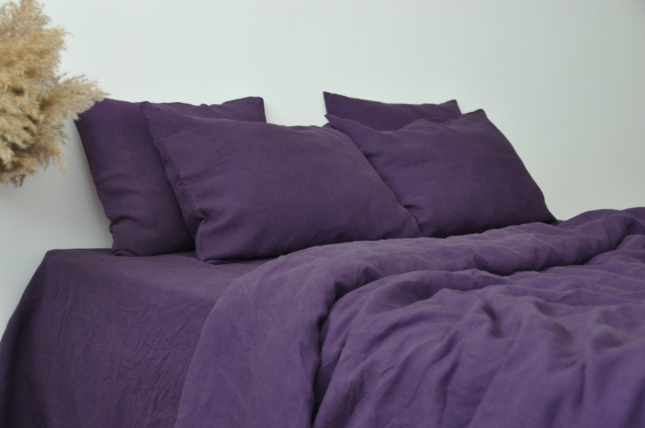 Deep purple duvet cover