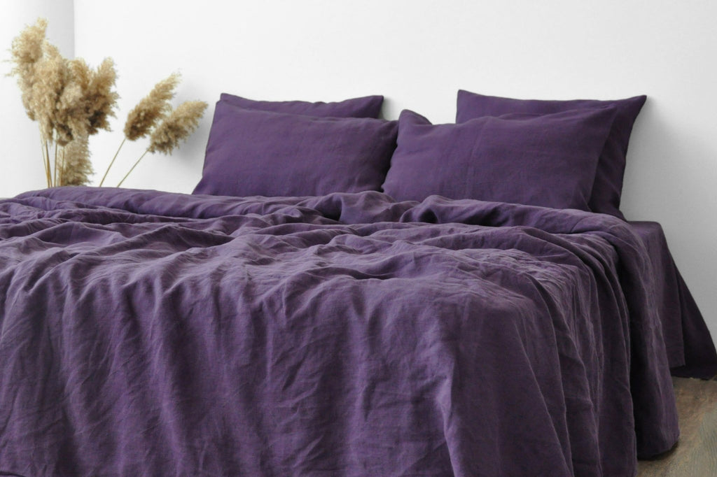 Deep purple duvet cover