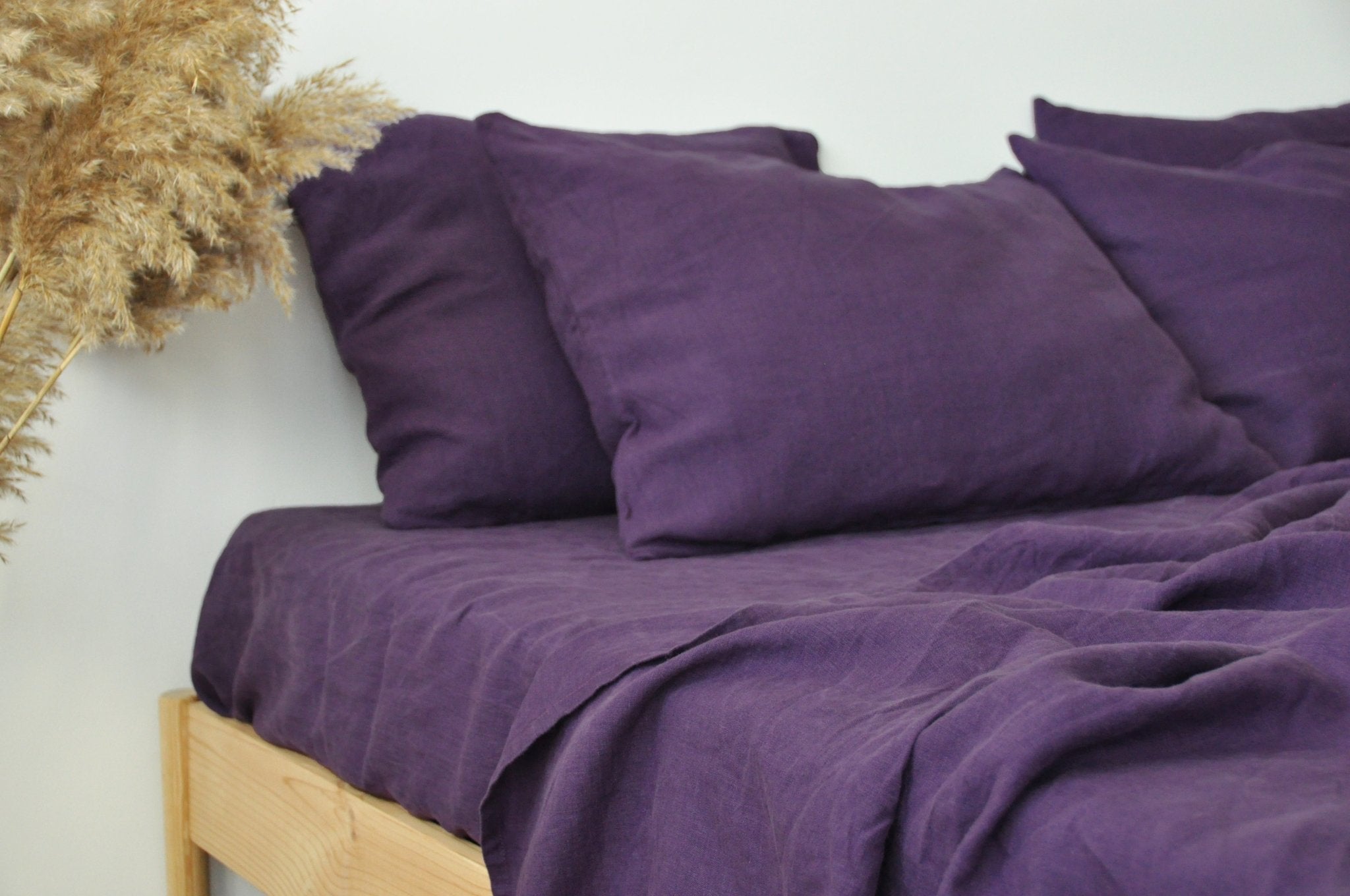 Drap-housse violet foncé