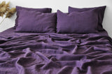 Deep purple fitted sheet