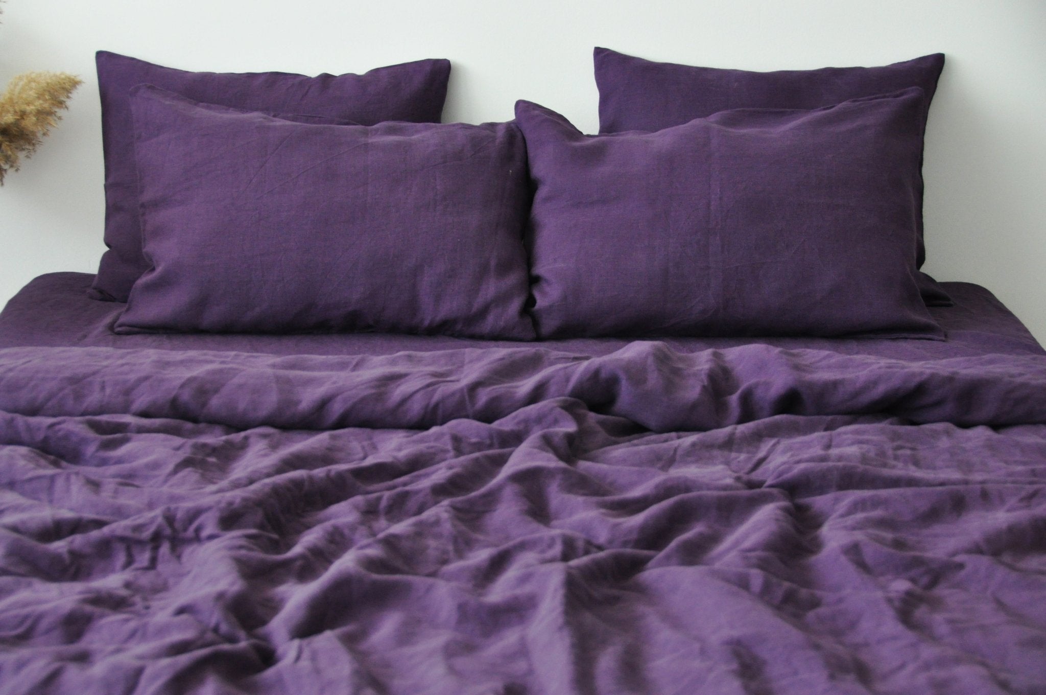 Deep purple pillowcase