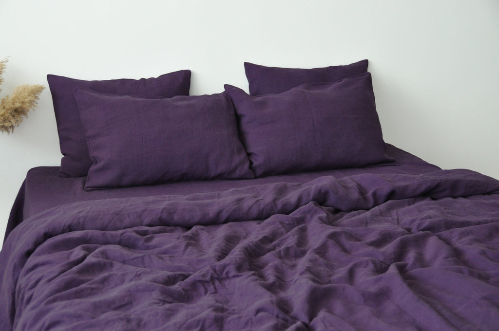 Deep purple pillowcase
