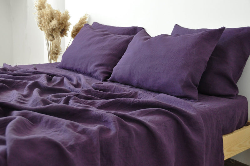 Deep purple sheet set