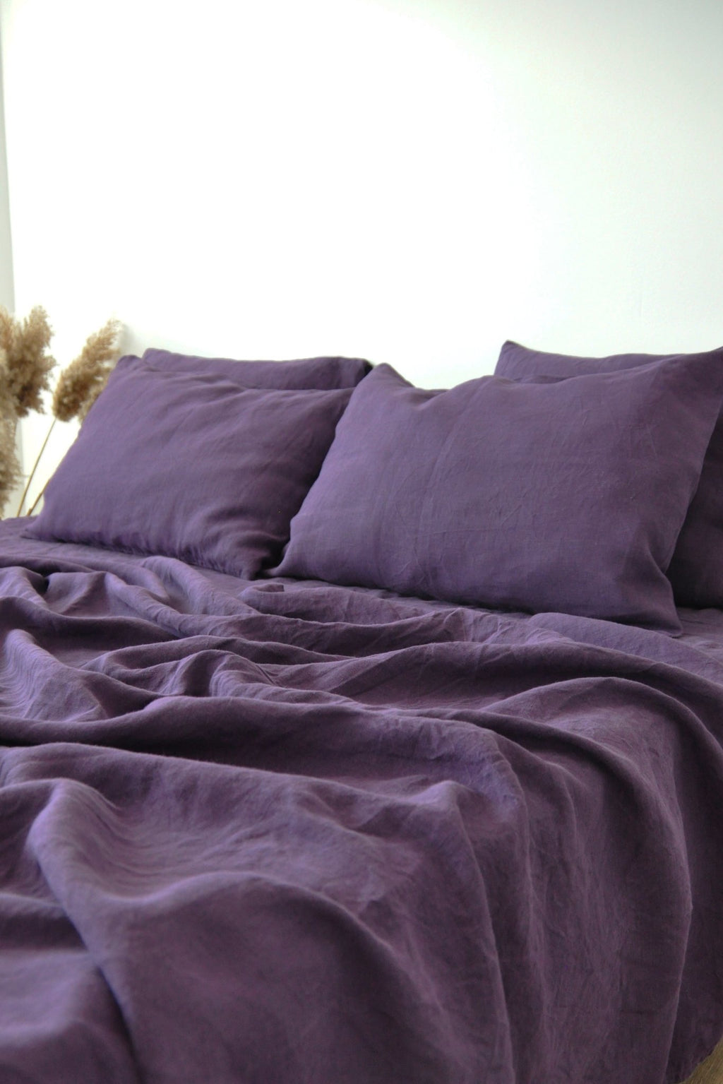 Ensemble de draps violet foncé