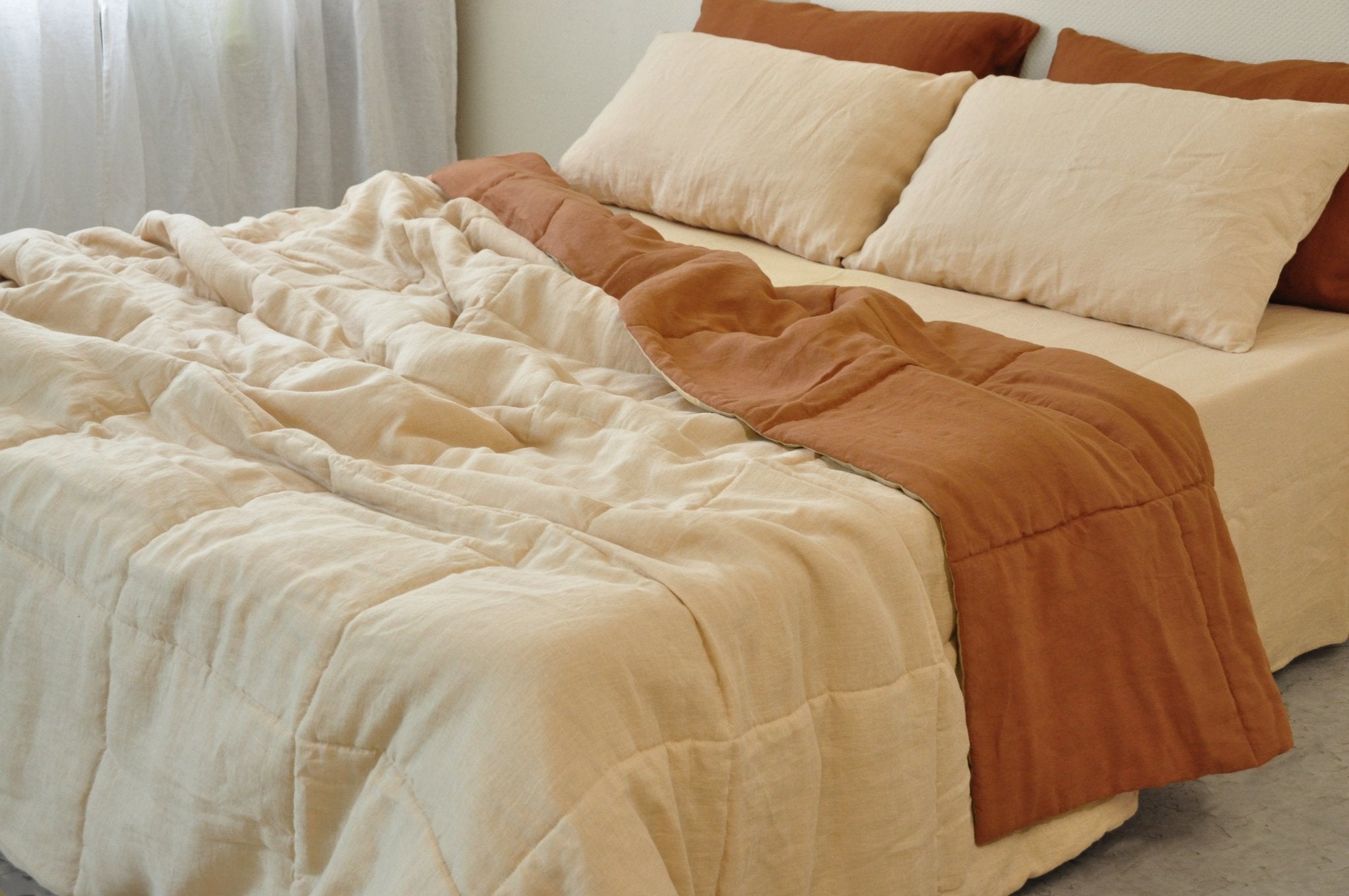 Couette double face