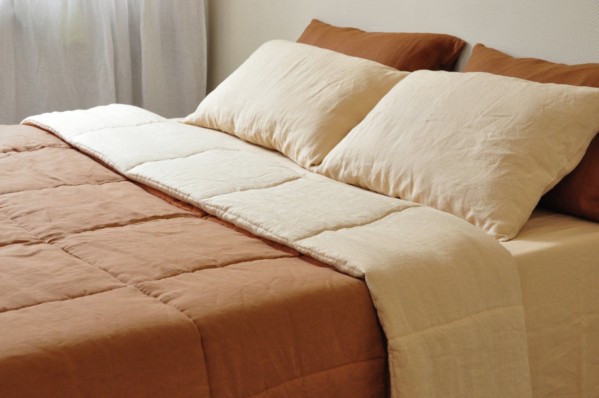 Couette double face
