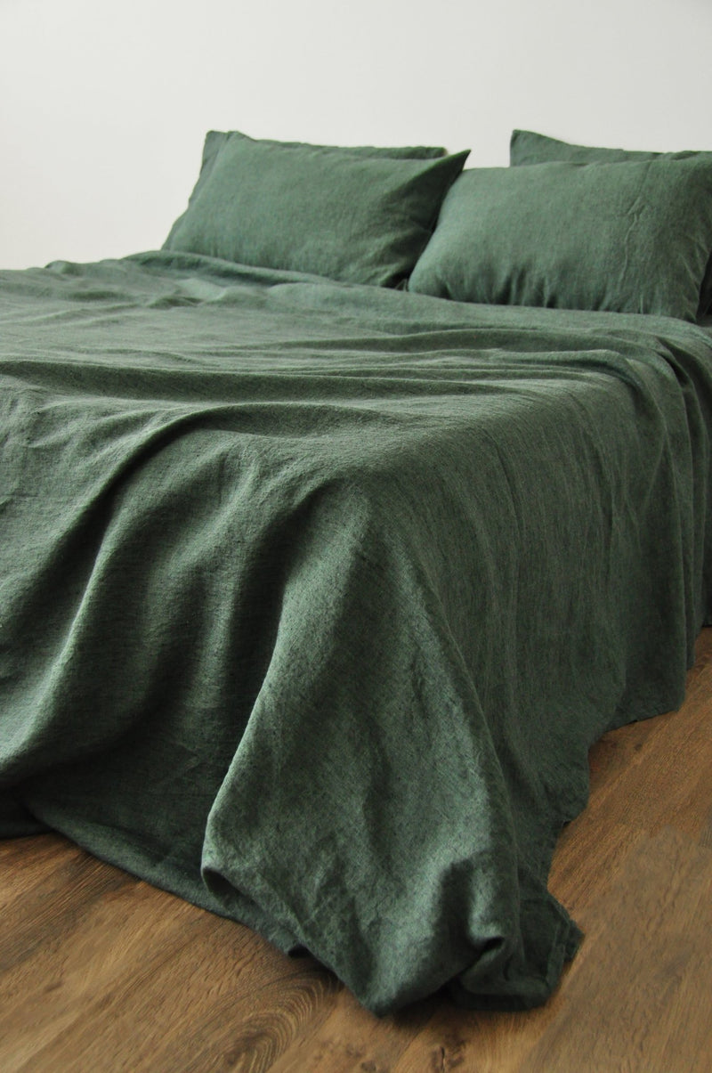 Green melange flat sheet