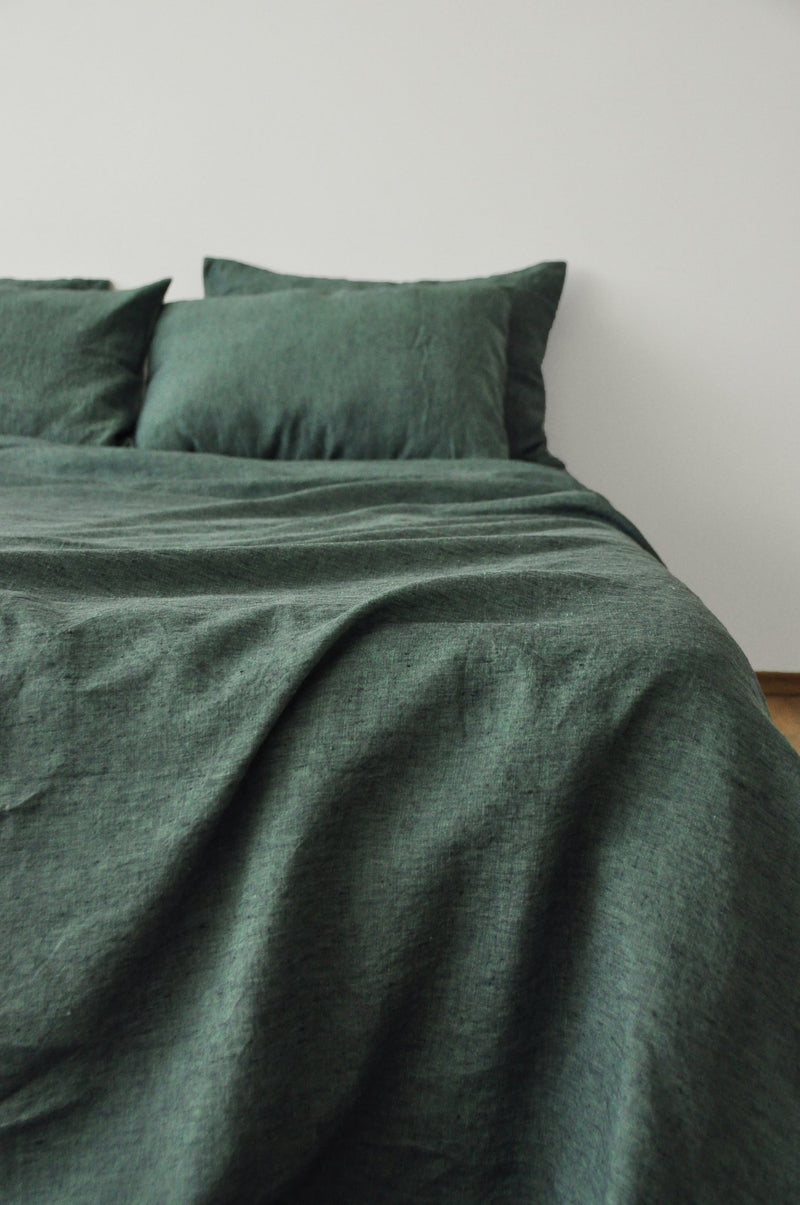 Green melange sheet set
