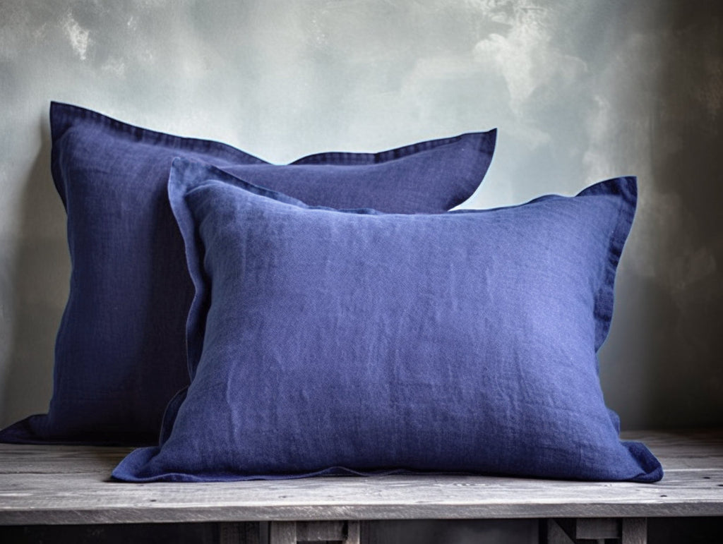 Housse de coussin Oxford Indigo