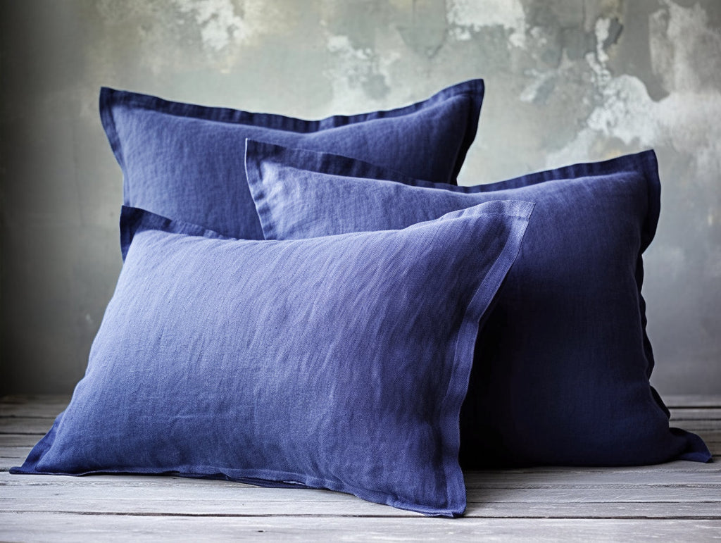 Housse de coussin Oxford Indigo