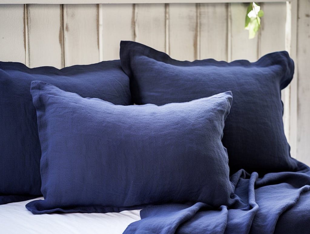 Housse de coussin Oxford Indigo
