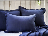 Housse de coussin Oxford Indigo