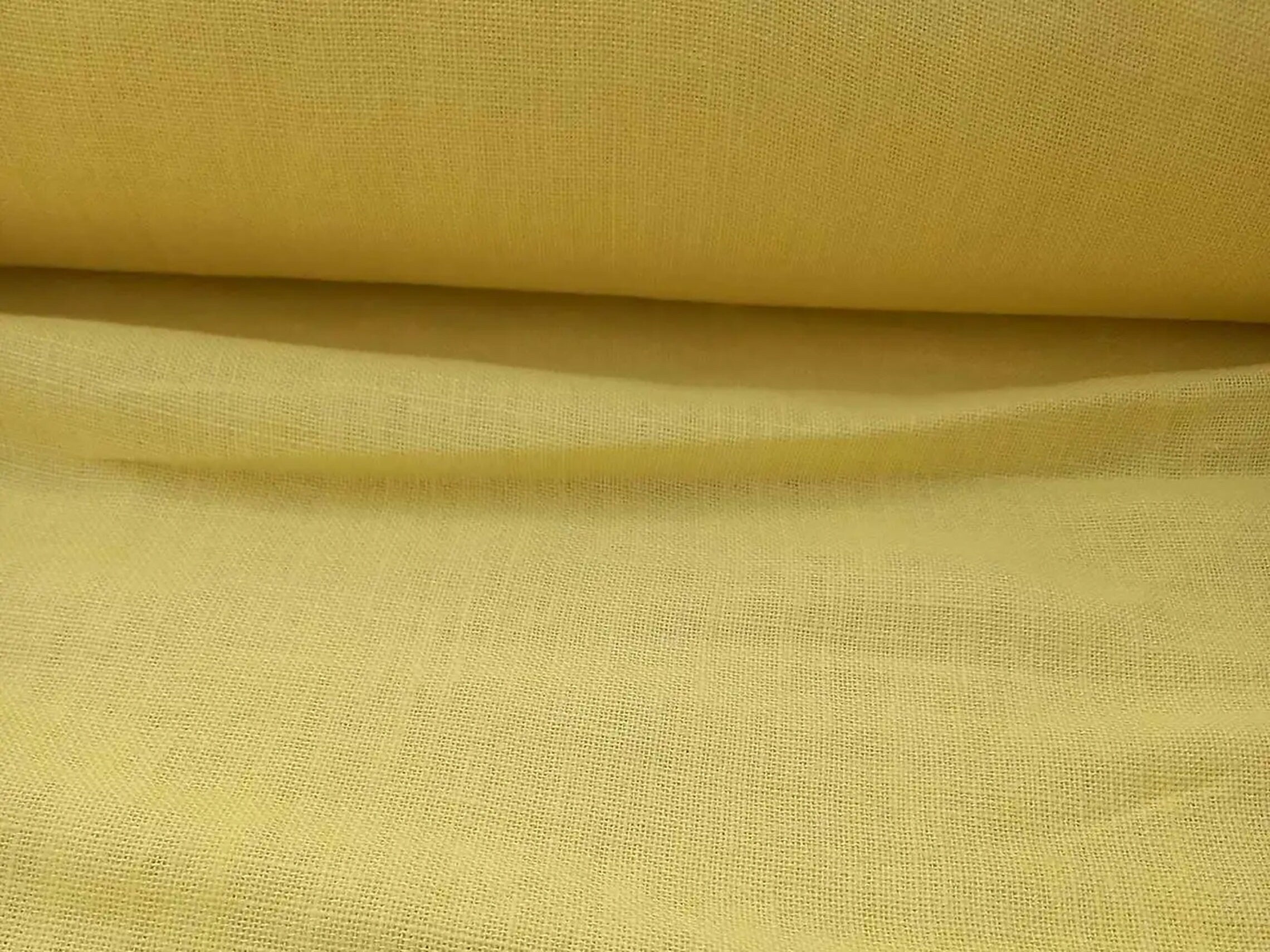 Lemon yellow heavy weight duvet cover