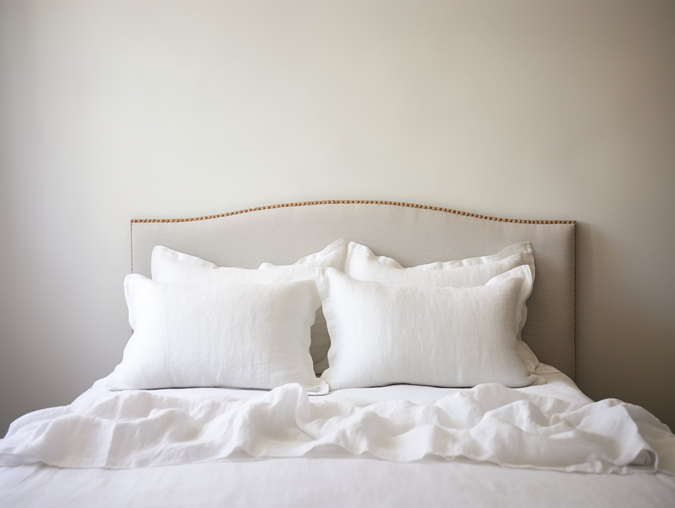 Housse de coussin Oxford blanche