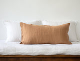 Clay Oxford sham pillow cover