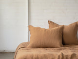 Clay Oxford sham pillow cover