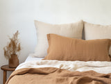 Clay Oxford sham pillow cover