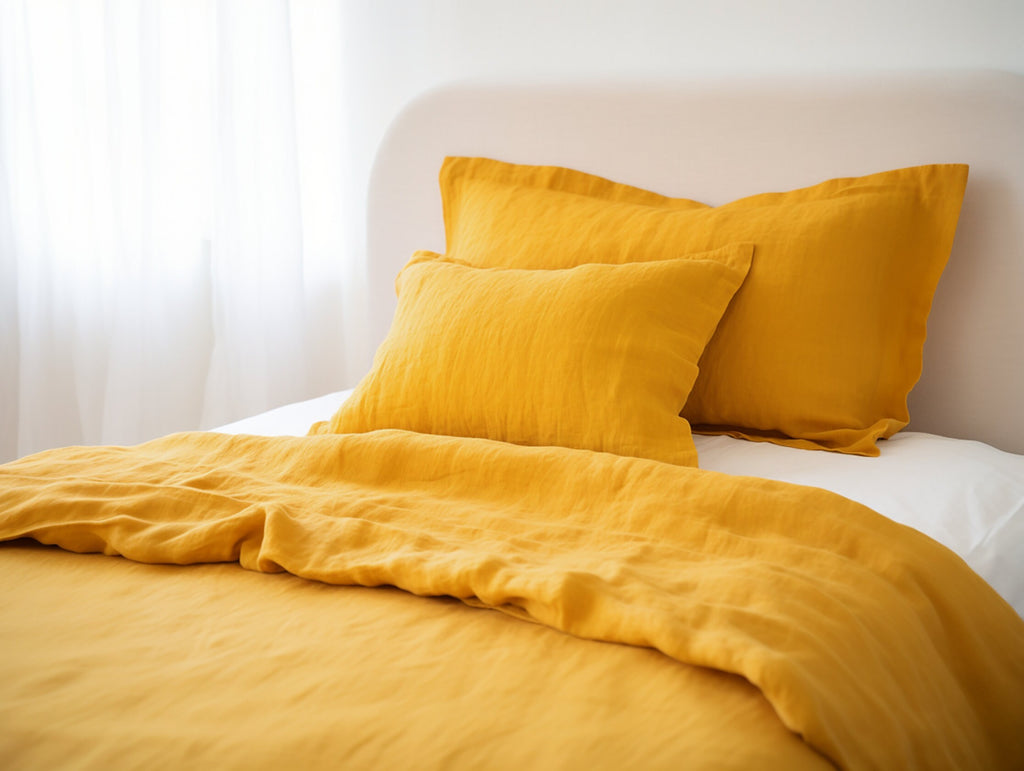 Turmeric Oxford sham pillow cover