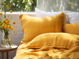 Turmeric Oxford sham pillow cover