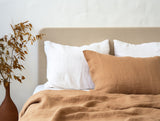 Clay Oxford sham pillow cover