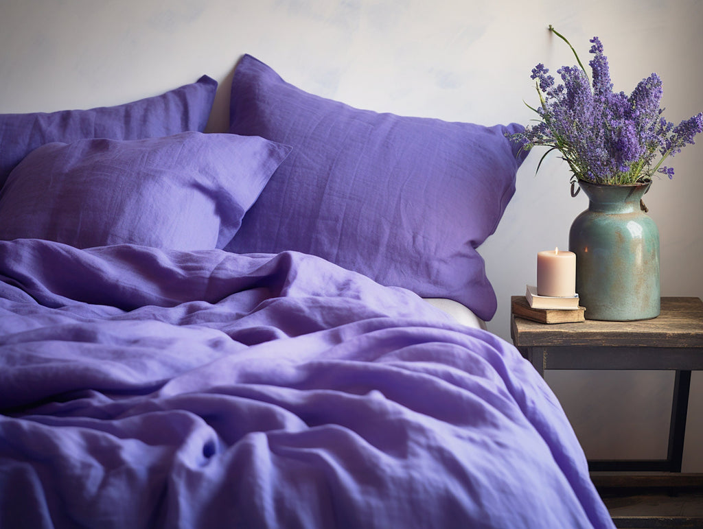 Violet duvet cover