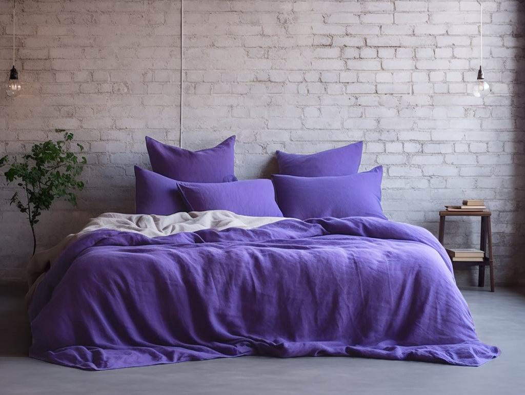 Violet duvet cover