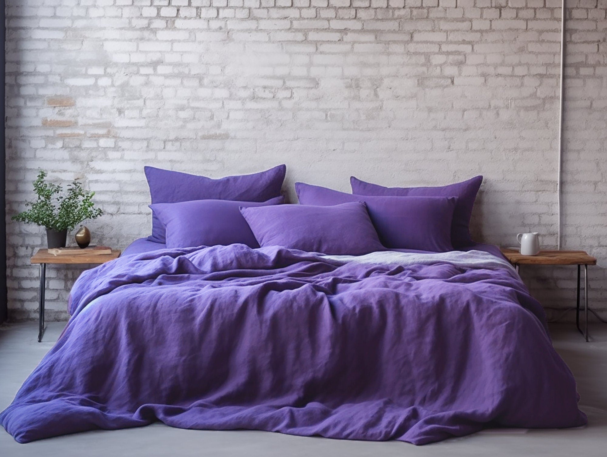 Violet duvet cover