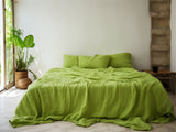 Chartreuse green flat sheet