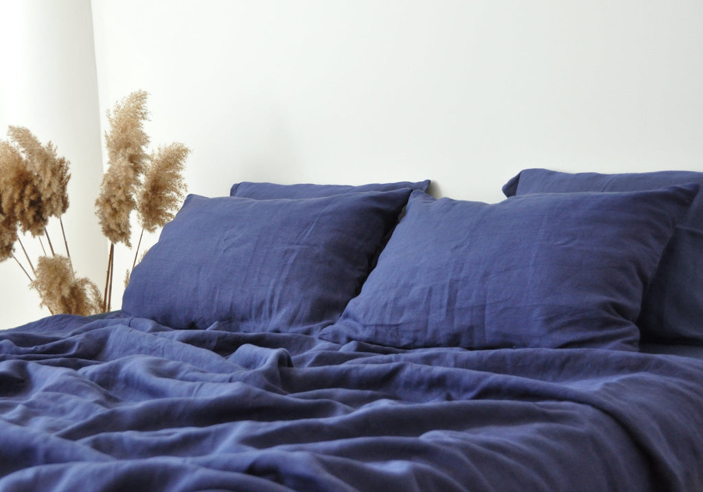 Drap-housse indigo