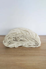 Drap-housse ivoire