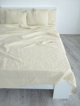 Drap-housse ivoire