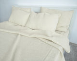 Drap-housse ivoire