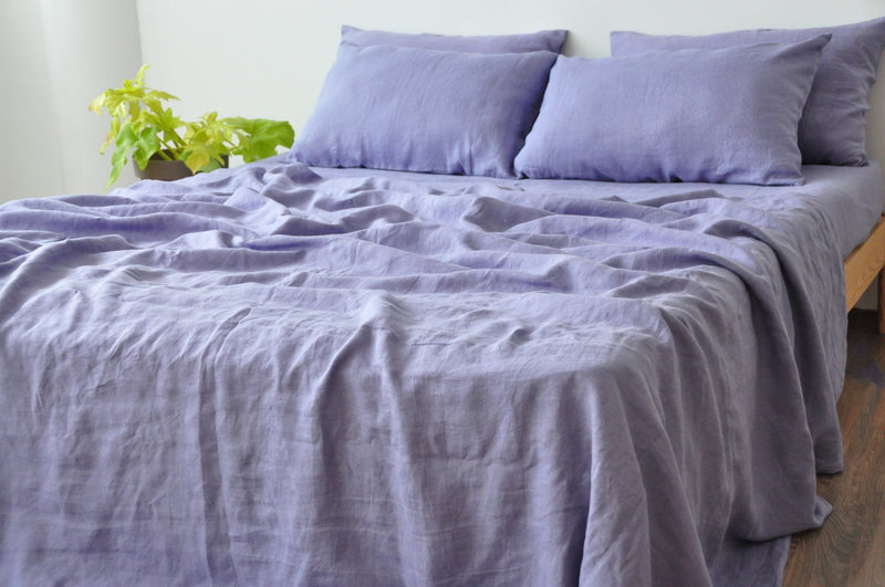 Lavender fitted sheet