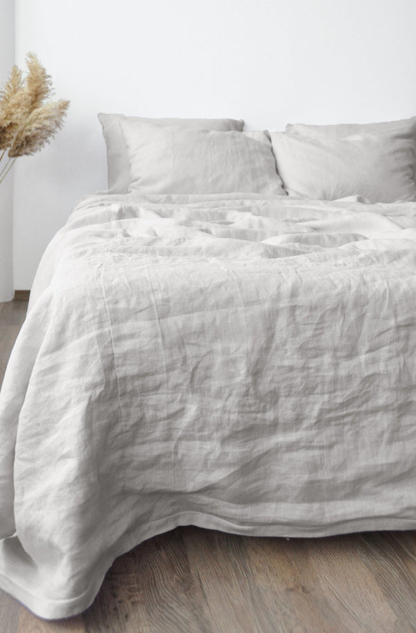 Drap plat gris clair