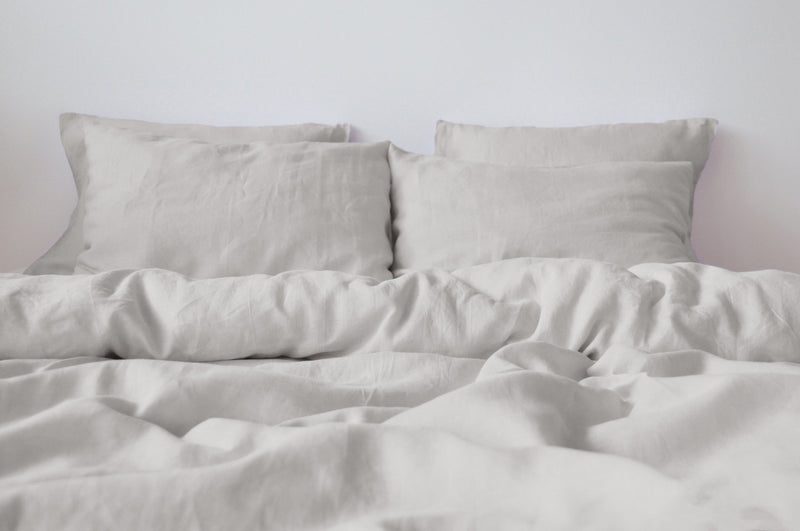 Light gray pillowcase