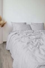 Taie d'oreiller gris clair
