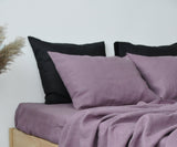 Drap-housse mauve