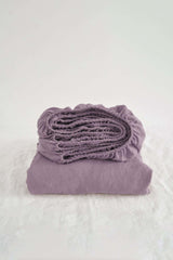 Drap-housse mauve