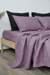 Parure de draps mauve