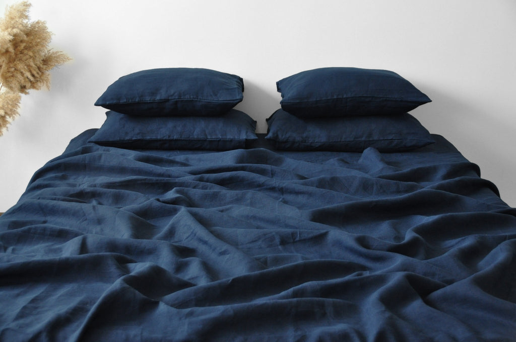 Navy flat sheet - True Things