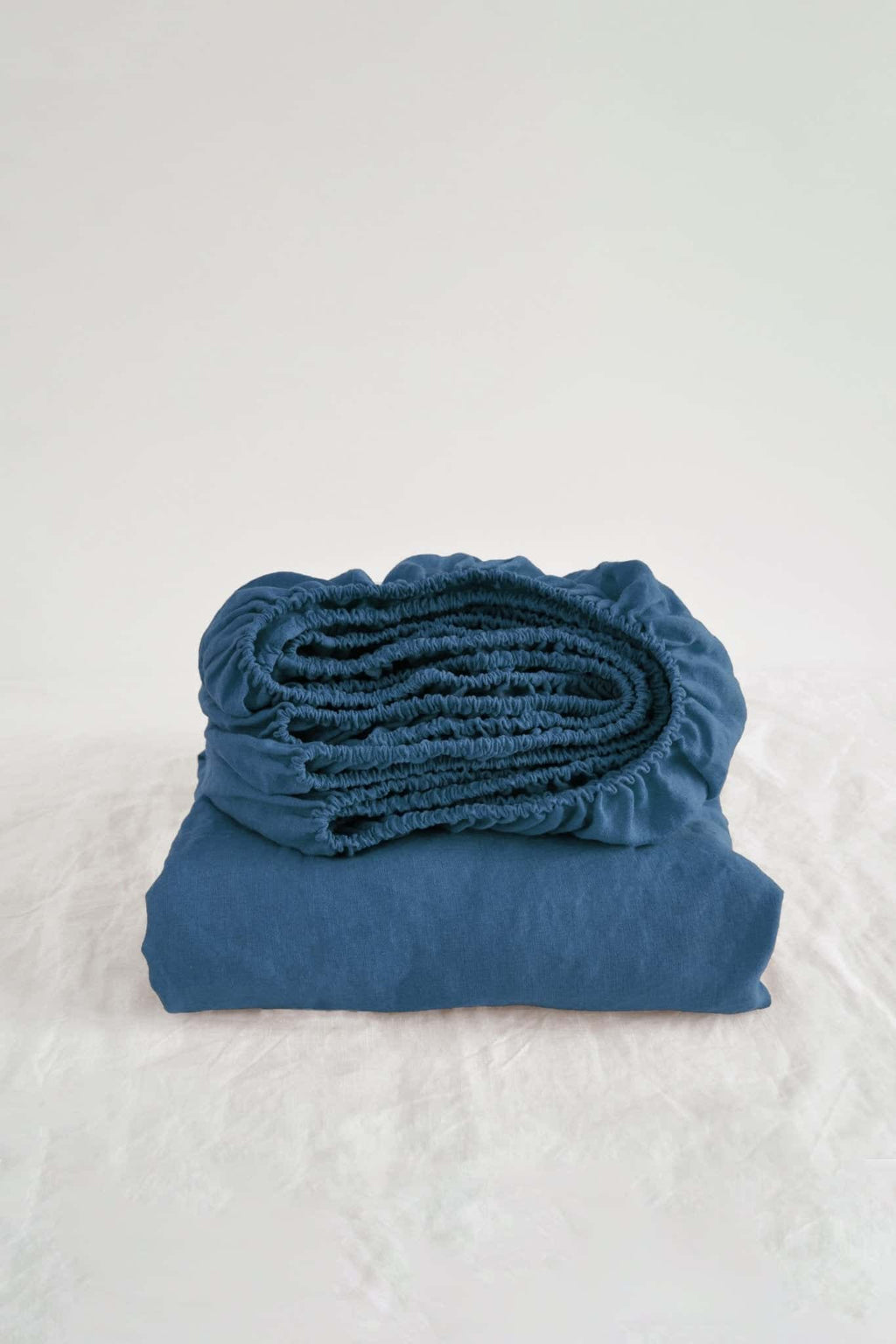 Ocean blue fitted sheet - True Things