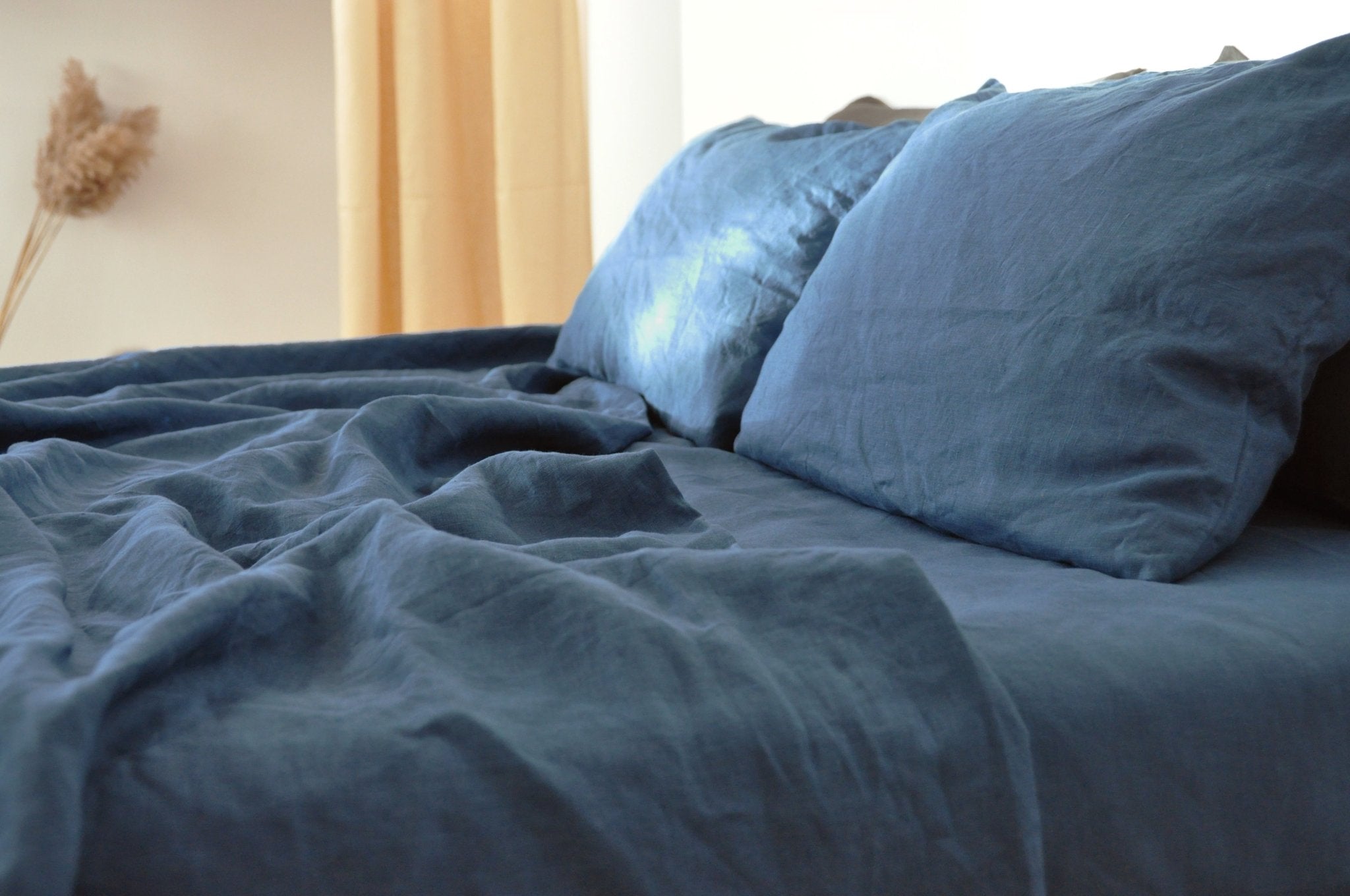 Ocean blue fitted sheet - True Things