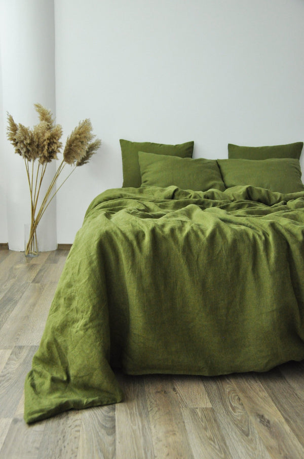 Olive fitted sheet - True Things
